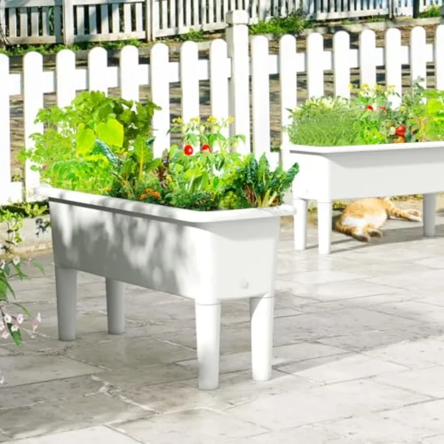 Набор из 2 уличных грядок для  – обзор и цена Self-Watering Planter